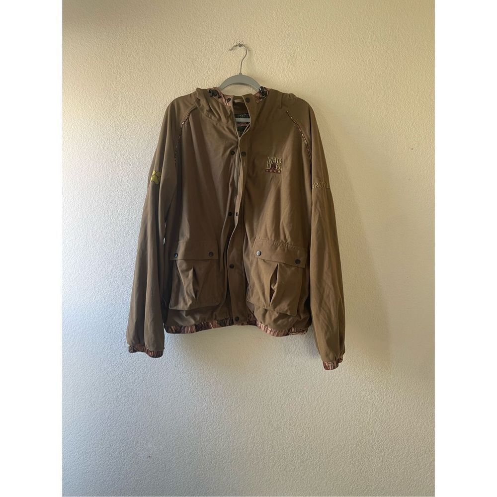 Mad‎ Dog Growler Jacket - camo hunting Brown Men’s x Large
